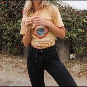 ✨ sold✨ amuse society soho lace up skinny jean